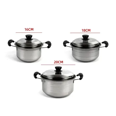 JUEGO DE OLLAS ACERO INOXIDABLE CON TAPA 3 PCS1