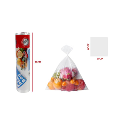 BOLSA PLASTICA SIN ZIPPER (100PCS) 20X30CM1