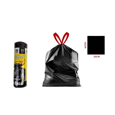 BOLSA NEGRA BASURA 30 LT 50X60CM1