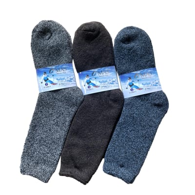 CALCETINES DE HOMBRE JASPEADO |12 UNID1