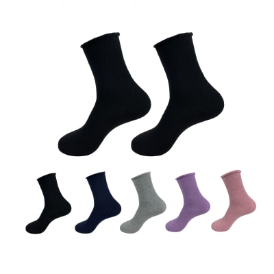 CALCETINES DIABETICOS LISO TOALLA | 12 UNID1