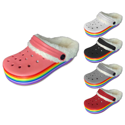 SANDALIA DE GOMA MUJER CON CHIPORRO BLANCO LISO TALLA  36-40 | 50 UNID1