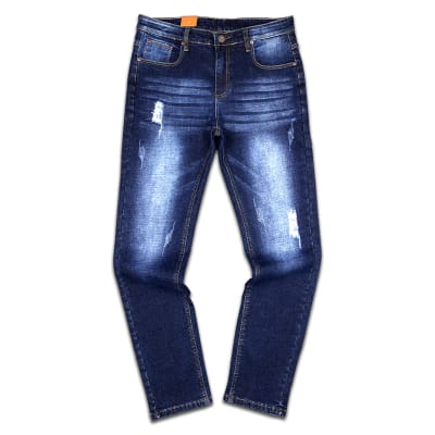 PANTALON JEANS HOMBRE JASPEADO  | 12 UNID1