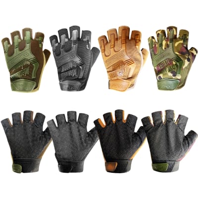 GUANTES TÁCTICOS MILITARES SIN DEDOS M-L-XL |12 UNI.1