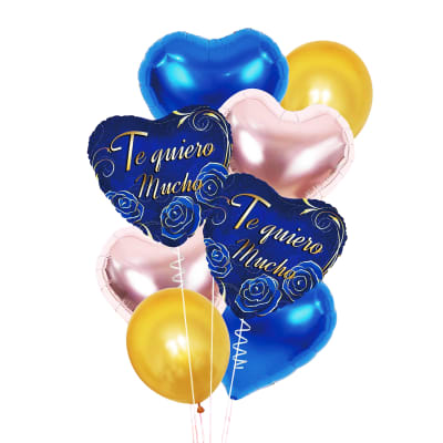 SET DE GLOBOS PARA HELIO CON 8 GLOBOS |12 UNID1