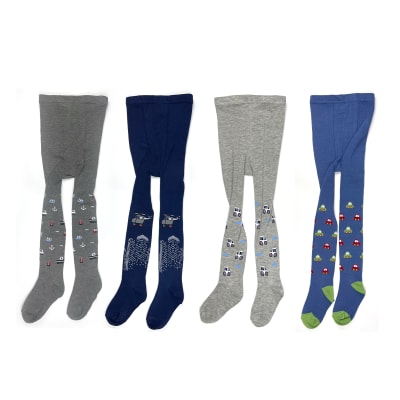 BALLERINA DE NIÑO DISEÑOS AUTOS/BARCOS ALGODÓN  TALLA  6-8 | 12 UNID1