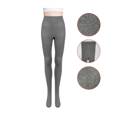 BALLERINA DE NIÑA GRIS POLAR TALLA  5-6 | 12 UNID1