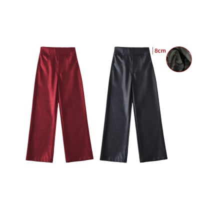 PANTALON ECO CUERO CON POLAR  | 12 UNID1