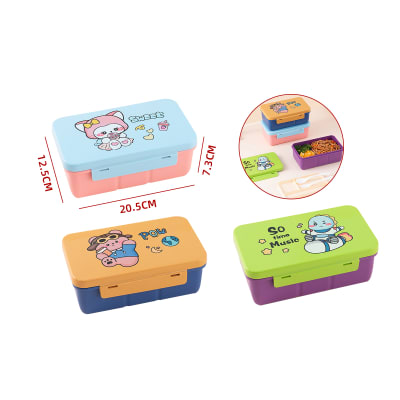 CAJA LONCHERA DISEÑOS 20.5*12.5*7.3CM1