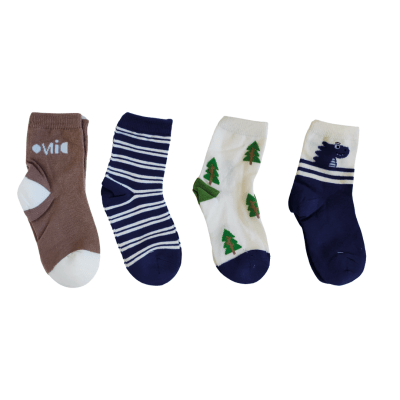 CALCETÍN DE NIÑO MEDIA CAÑA DINOSAURIO 18-24 MESES1