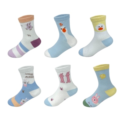 CALCETIN  BEBE ALGODÓN DISEÑO PATO  9-18 MESES1