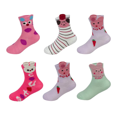 CALCETIN DE BEBE NIÑA CON PUÑO 9-18 MESES1