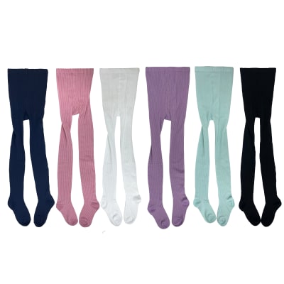 BALLERINA DE NIÑA COLOR LISO ACANALADO 8-101