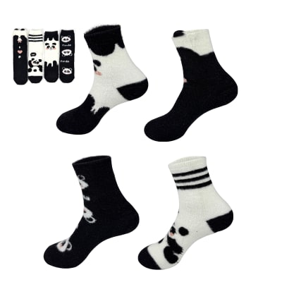 CALCETIN LOLA PANDA TERCIOPELO DE VISON1