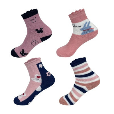 CALCETIN DE NIÑO TOALLA CONEJO 3-6 AÑOS1