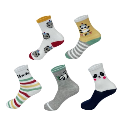 CALCETIN NIÑA MEDIA CAÑA PANDA 3-6 AÑOS1