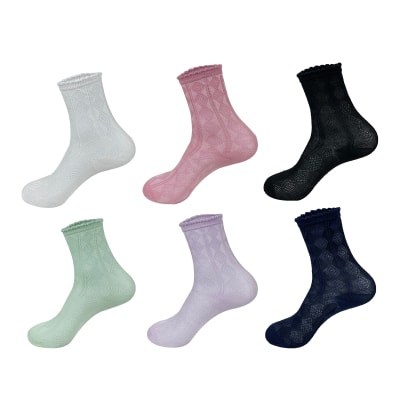 CALCETIN NIÑA CAÑA LARGA ROMBOS 6-9 AÑOS1