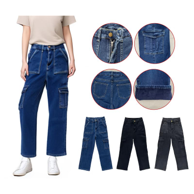 PANTALON MUJER JEANS POLAR S/M/L/XL1