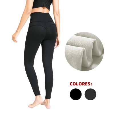 CALZA POLAR DEPÒRTIVA LEVANTA GLUTEOS COLOR LISO  M/L/XL/2XL1