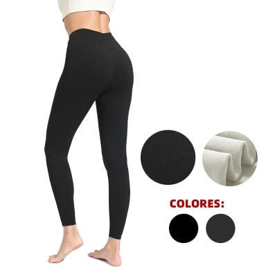CALZA DE POLAR DEPORTIVO LEVANTA GLUTEOS ACANALADO M/L/XL/2XL1