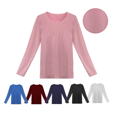 CAMISETA DE MUJER ACANALADO REDUCTORA1