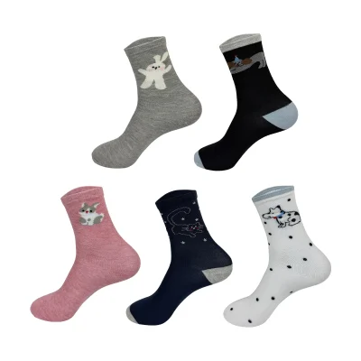 CALCETIN MUJER DIBUJO ECONOMICO PACK*31