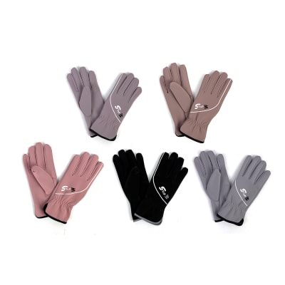 Guantes deportivos táctiles con sensación suave tipo piel 24cm1