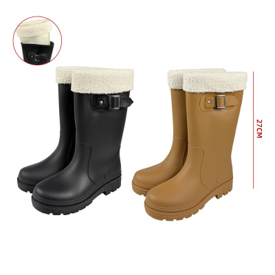 Botas Mujer de agua adulto Tallas 36-41/ caña alta 27cm1