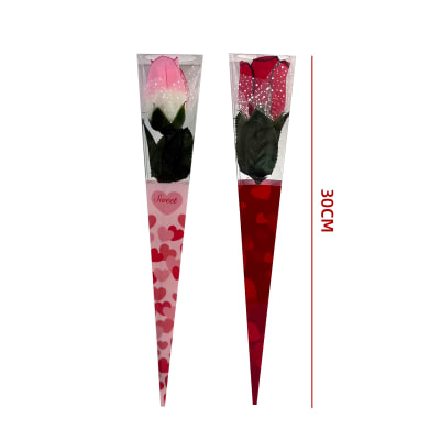 ROSA ARTIFICIAL 30X5CM1