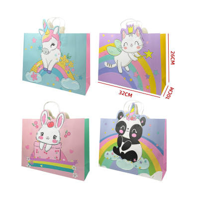 BOLSA DE REGALO ANIMALITOS MAGICOS 32X26X10CM1