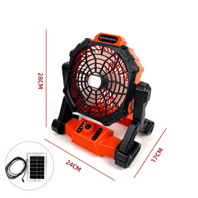 VENTILADOR SOLAR PORTATIL CON LUZ LED 28X24X17CM1