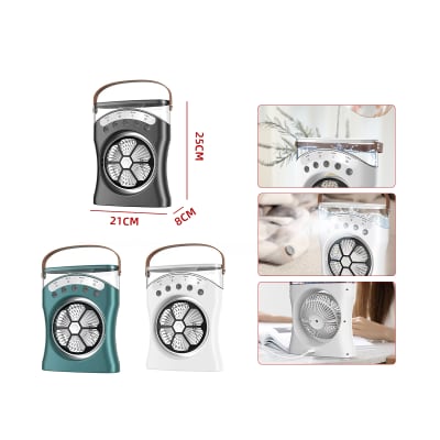VENTILADOR  CON HUMIDIFICADOR USB 3 VELOCIDADES 21X8X25CM1