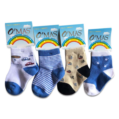 CALCETINES DE BEBÉ NIÑO/RECIÉN NACIDO | 12UNID1