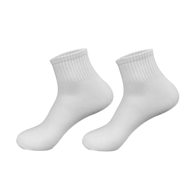CALCETINES BLANCO NIÑO MEDIA CAÑA TALLA 2 | 12 UNID1