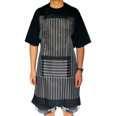 DELANTAL DISEÑO RAYA PARA COCINA | 12 UNID1