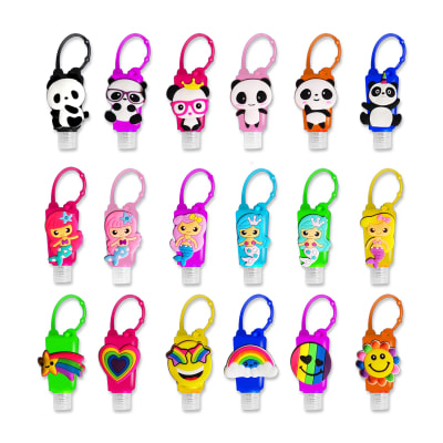 ENVASE PARA ALCOHOL GEL CON DISEÑOS |12 UNID1