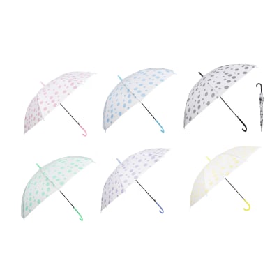 PARAGUAS COLGADOR DISEÑO LUNARES 55CM | 60 UNID1