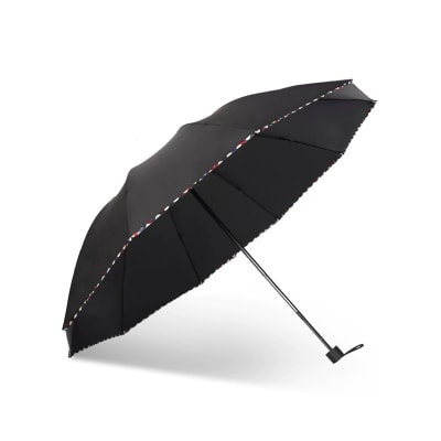 PARAGUAS PLEGABLE COLOR LISO IMPERMEABLE 10K 60CM | 72 UNID1