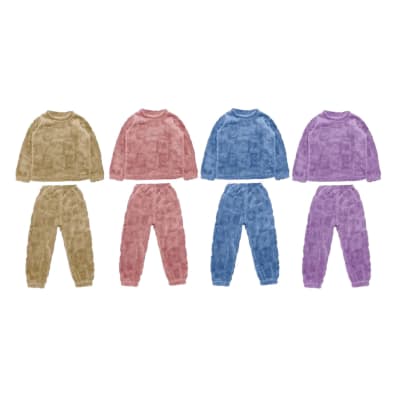 CONJUNTO PIJAMA JUVENIL NIÑA PLUSH CONEJO1