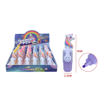 DESTACADORES DISEÑO UNICORNIO 8X2.3X1.7CM1