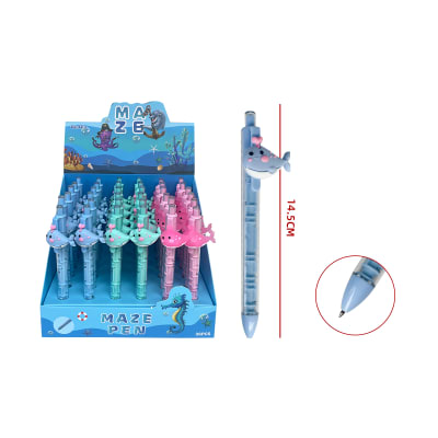 LAPIZ DISEÑO BALLENA LABERINTO 14,5CM1