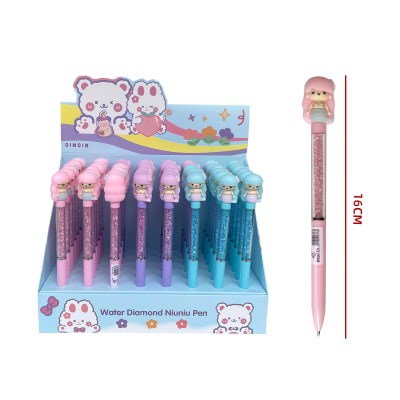 LAPIZ DISEÑO SIRENA BRILLANTE 16CM1