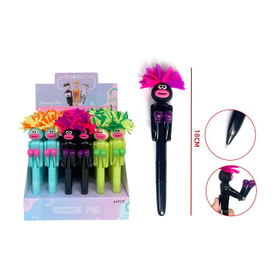 LAPIZ DISEÑO MONO BOXEO  18CM1