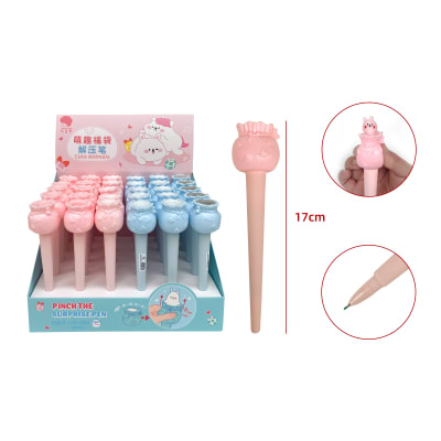 LAPIZ APRETABLE 17CM DISEÑOS Y COLORES1