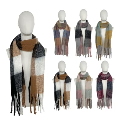 BUFANDA GRUESA CON BORLAS 50X180CM1