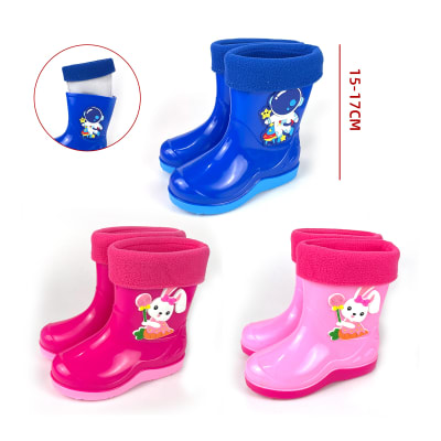 BOTAS DE AGUA INFANTIL ASTRONAUTA/CONEJO TALLA 31-35 MEDIDA 15-17CM1