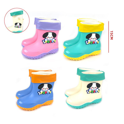 BOTAS DE AGUA INFANTIL DISEÑO PERRITO 31-35 ALTURA 15CM1