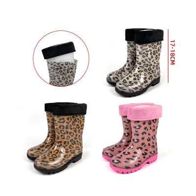 BOTAS DE AGUA INFANTIL TALLAS DESDE 24 A 29 PARA NIÑAS / 17-18 CM1