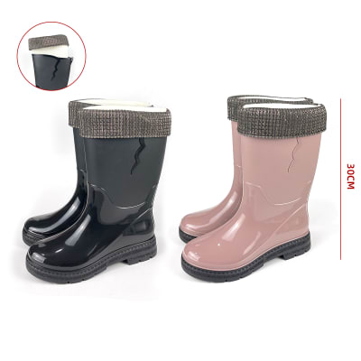 BOTAS DE AGUA ADULTO COLOR LISO TALLA 35/36-40/41 30CM1