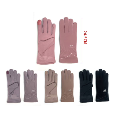 GUANTE MUJER  POLAR FORRADO TACTIL 24.5*9CM1